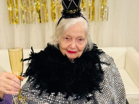 New Years celebrations for our senior residents at The Suites at Algiers Point