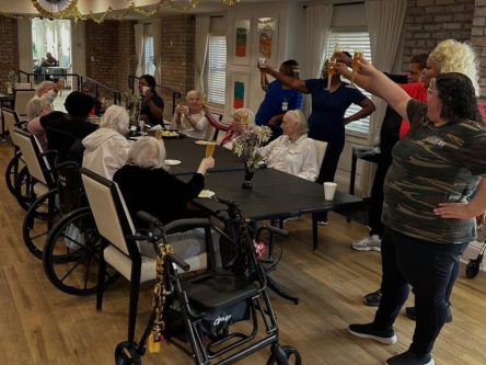 Christmas time for seniors at The Suites at Algiers Point
