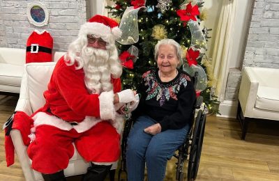 Christmas time for seniors at The Suites at Algiers Point