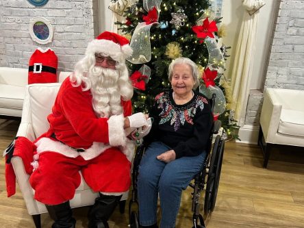 Christmas time for seniors at The Suites at Algiers Point